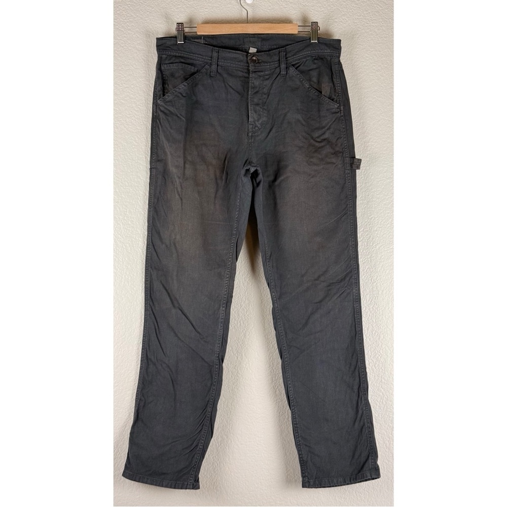 Todd Snyder Men's Straight Leg Carpenter Pant Jeans Dark Gray, size 34 x 32